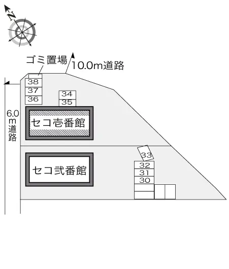 ★手数料０円★函館市赤川　月極駐車場（LP）